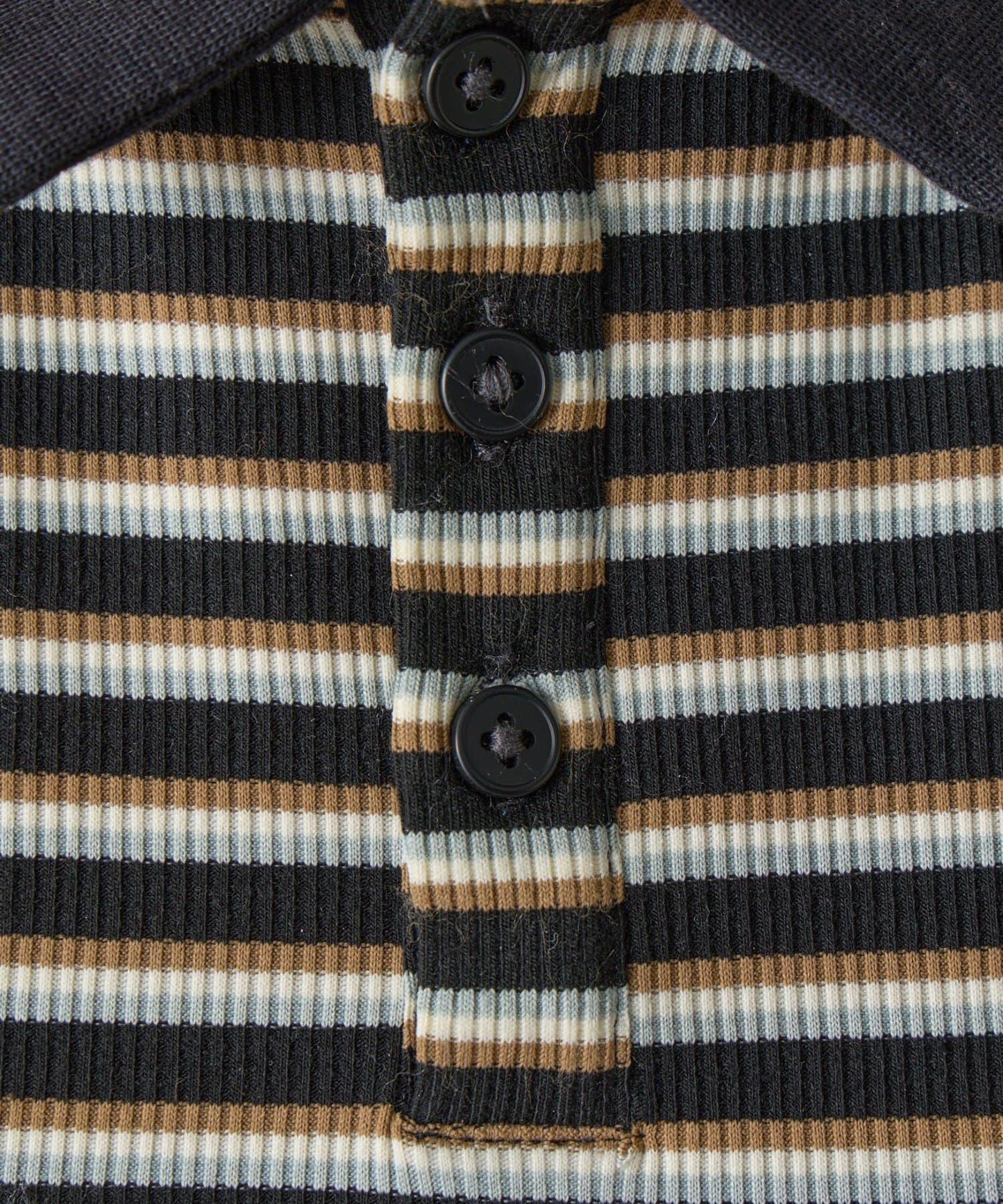【AW】羅紋條紋POLO衫