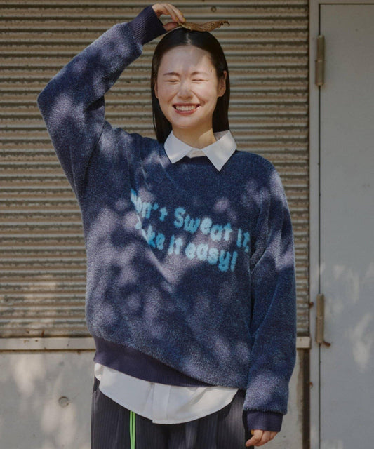 【WHIMSIC】提花標誌針織套頭衫