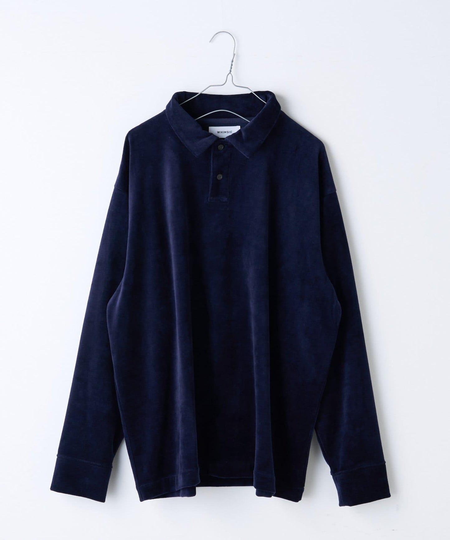 【WHIMSIC】天鵝絨POLO衫