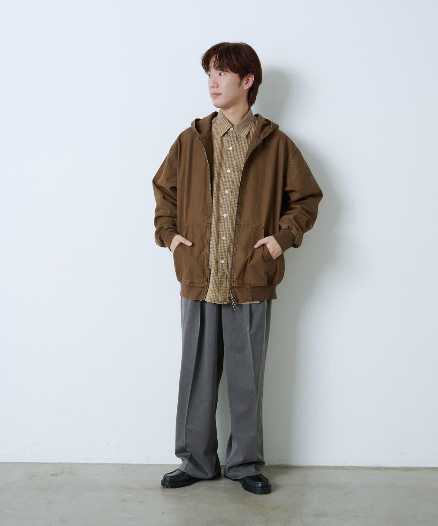 【WHIMSIC】鴨嘴拉鍊連帽衫