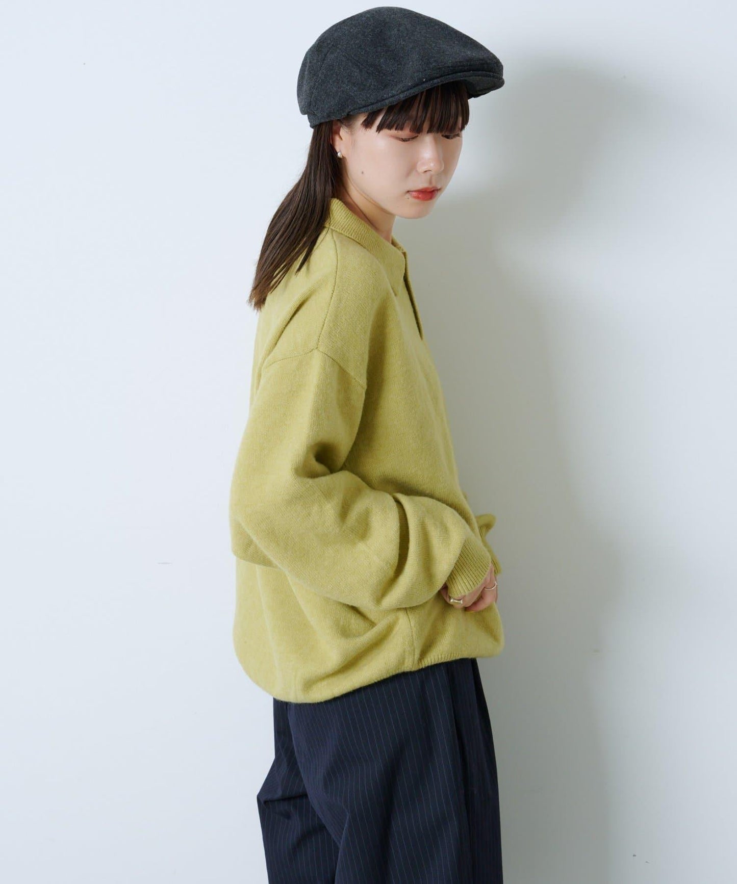 【WHIMSIC】磨毛紗線針織POLO衫