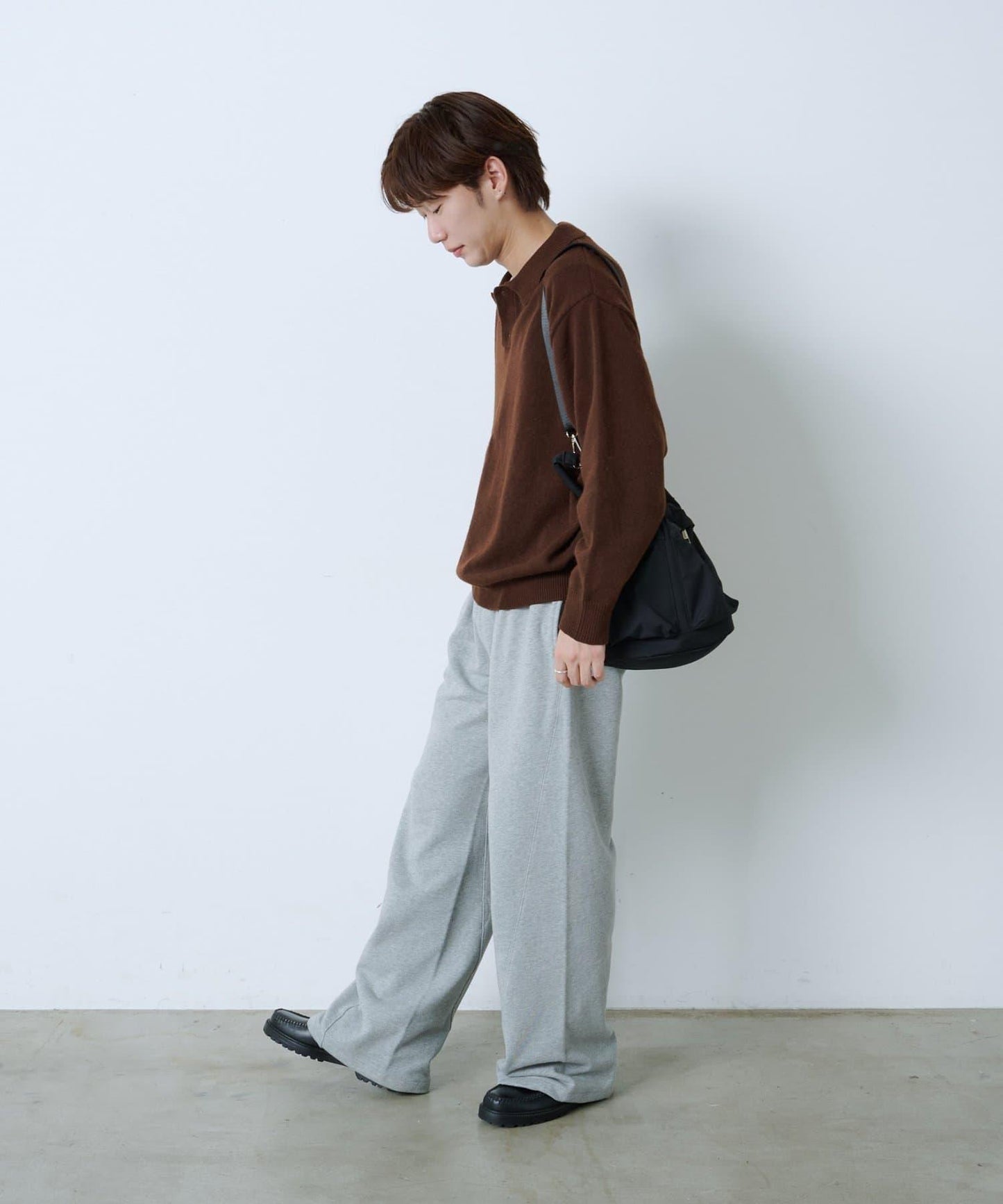 【WHIMSIC】磨毛紗線針織POLO衫