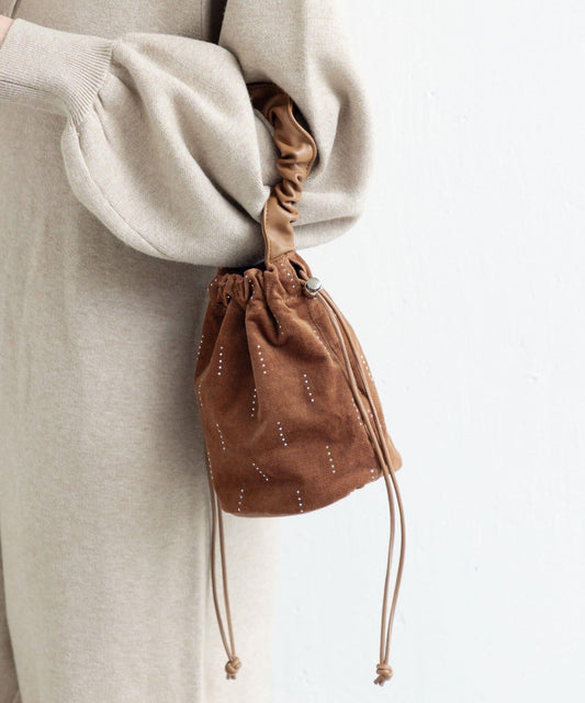 亮片絨面迷你包