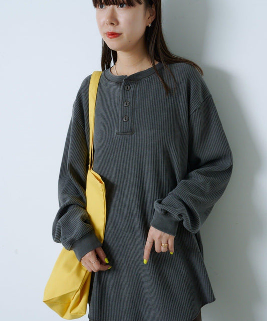 【WHIMSIC】保暖亨利領T恤