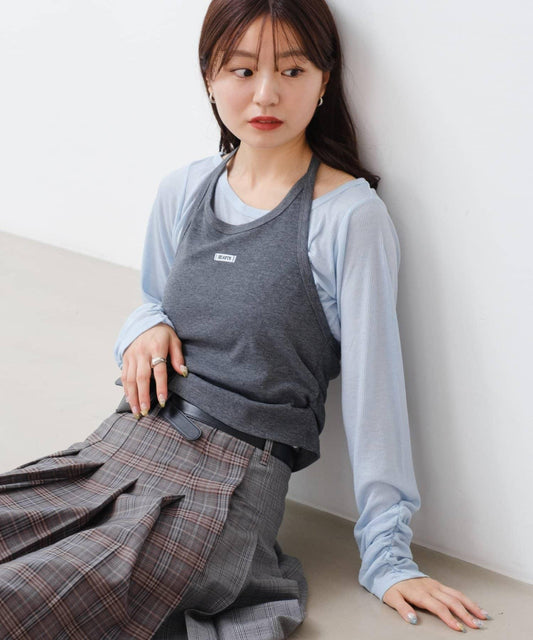 掛脖吊帶背心套裝