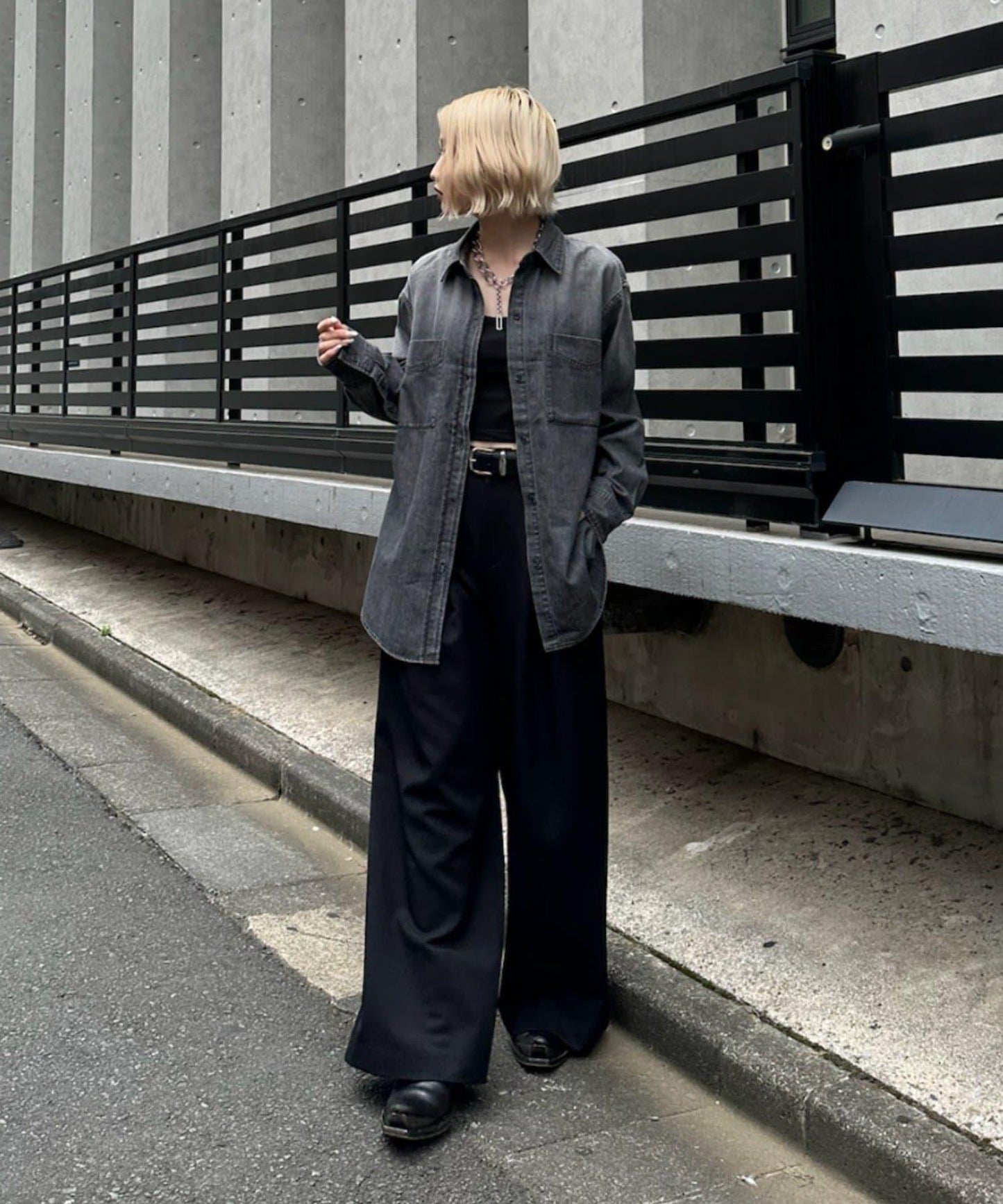 牛仔襯衫