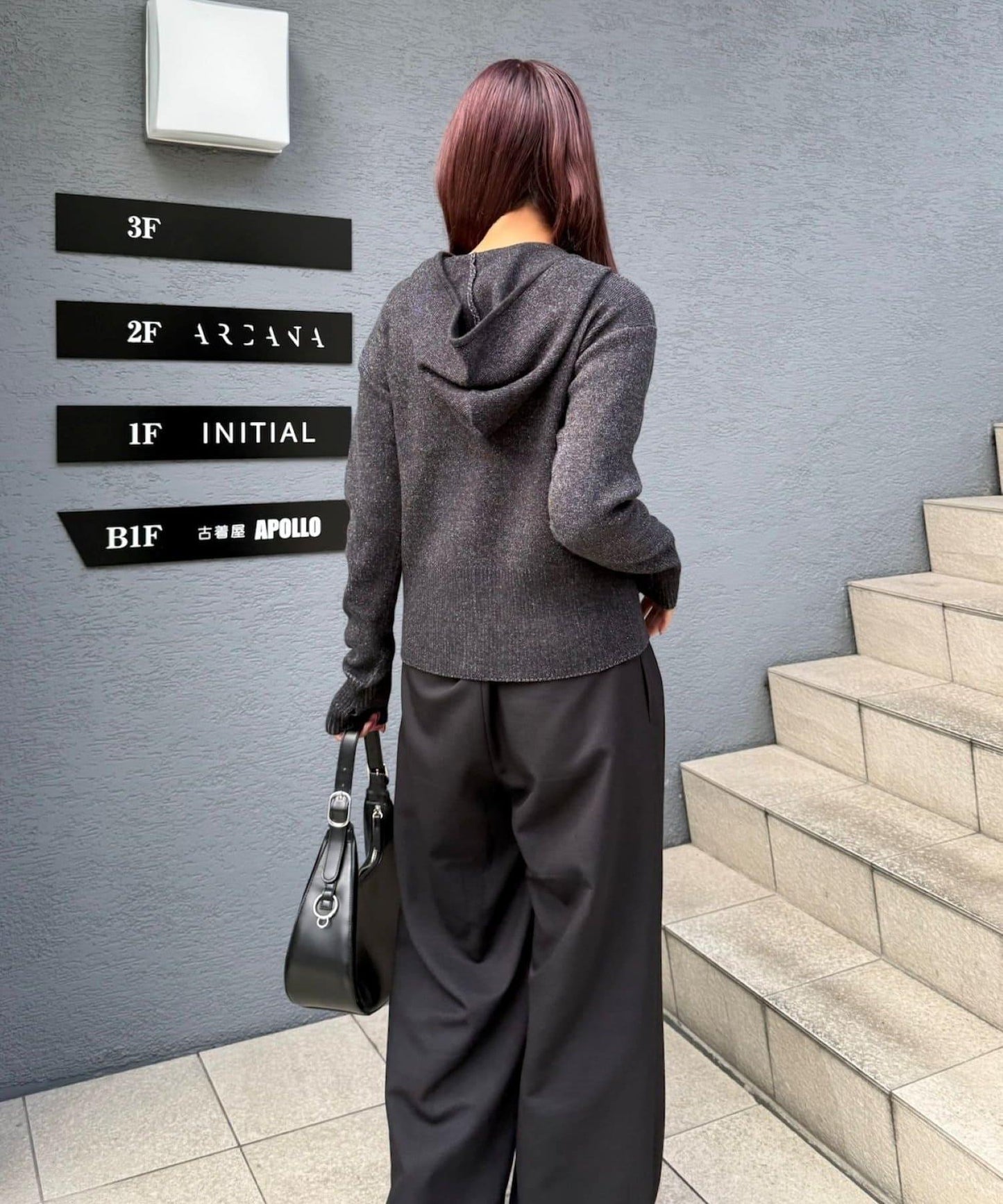 連帽拉鍊針織開衫