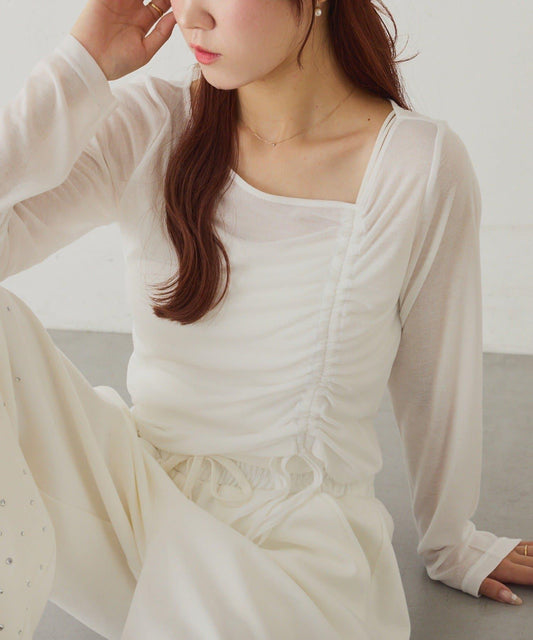 內搭套裝抽繩上衣