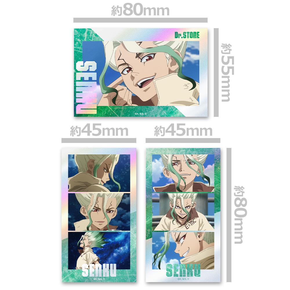 《Dr.STONE 石紀元》縮略圖閃亮貼紙套裝 石神千空