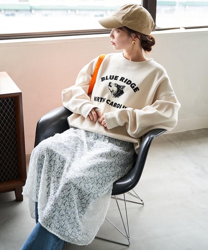 動物學院植絨字母衛衣