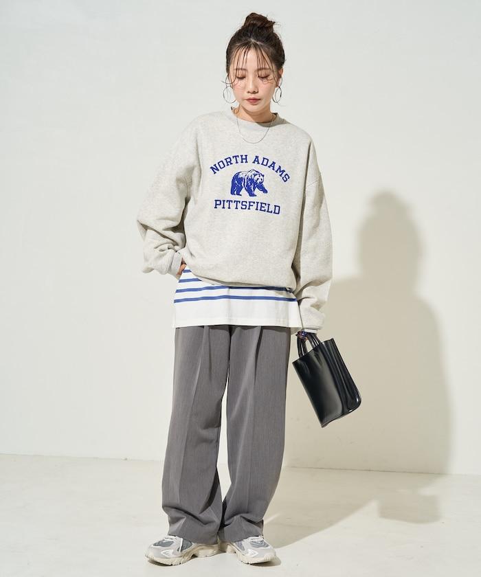 動物學院植絨字母衛衣