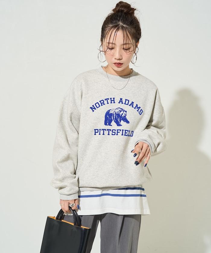 動物學院植絨字母衛衣