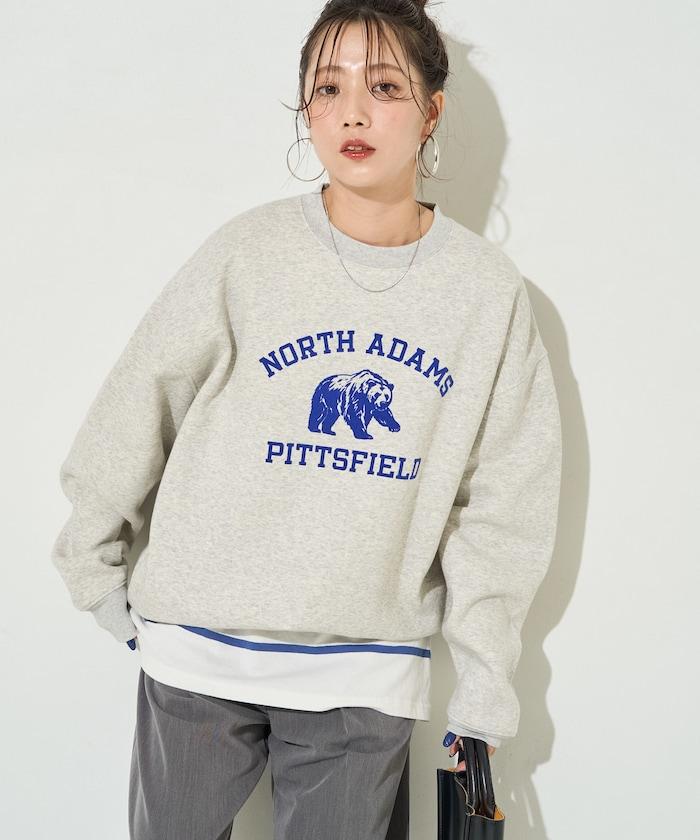 動物學院植絨字母衛衣