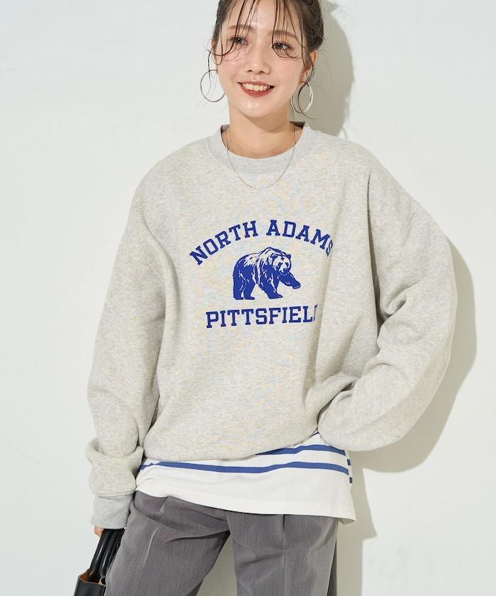 動物學院植絨字母衛衣