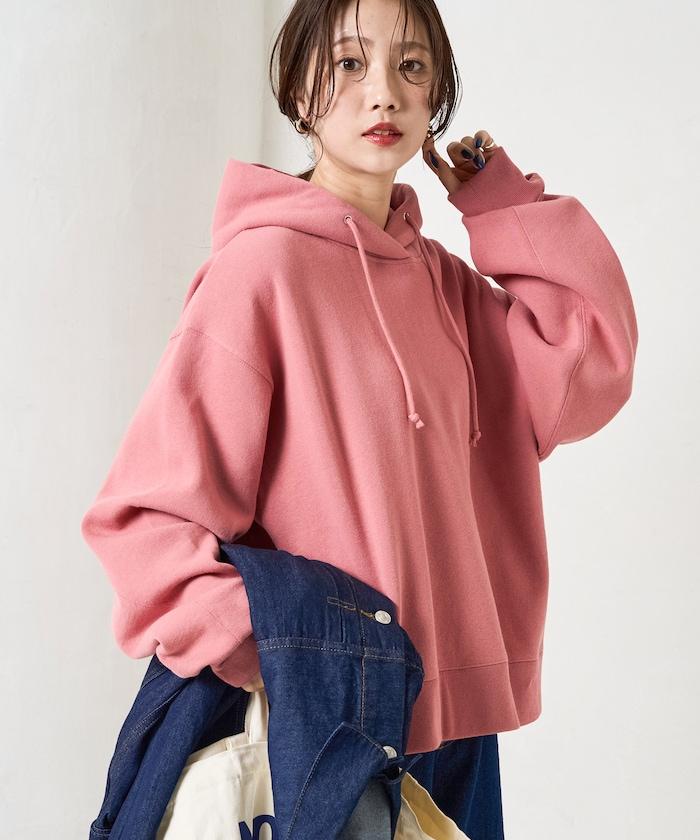 重磅短款連帽衛衣