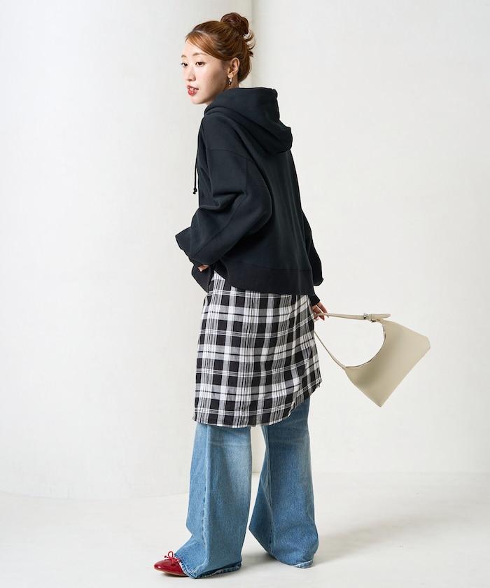 重磅短款連帽衛衣