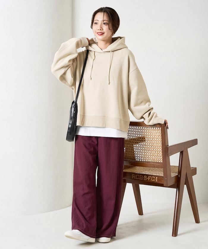 重磅短款連帽衛衣