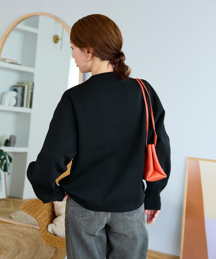 金色紐釦針織開衫