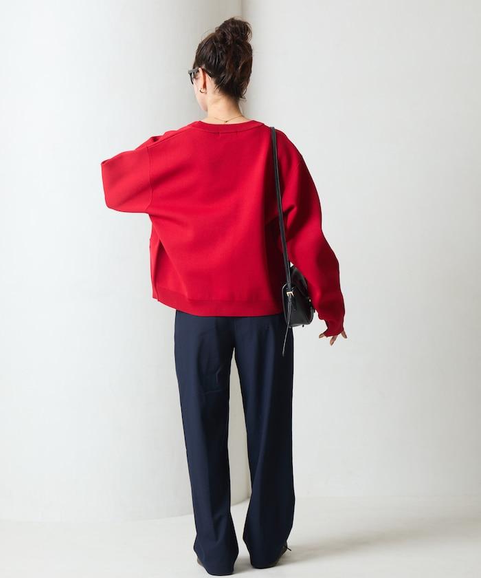 金色紐釦針織開衫