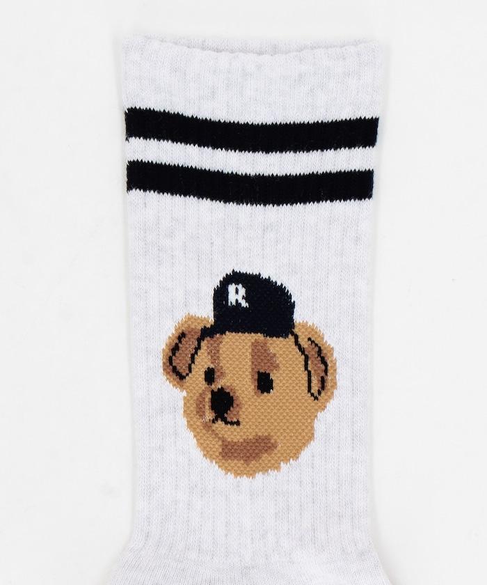 “TEAM BEAR”圖案襪