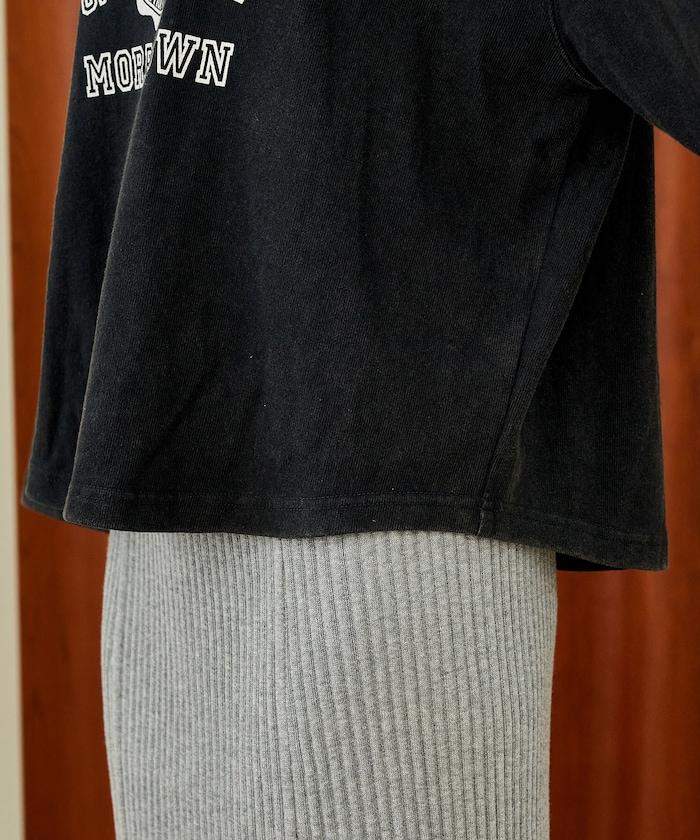 復古風格2way美式橄欖球長袖T恤