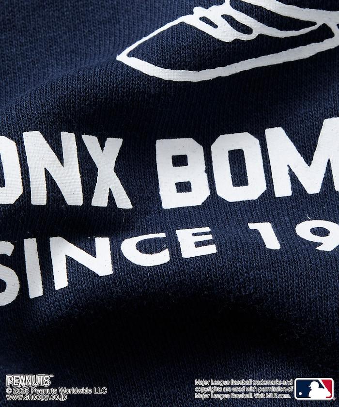 MLB×《PEANUTS》特別款寬鬆版型背部印花圓領衛衣/YANKEES