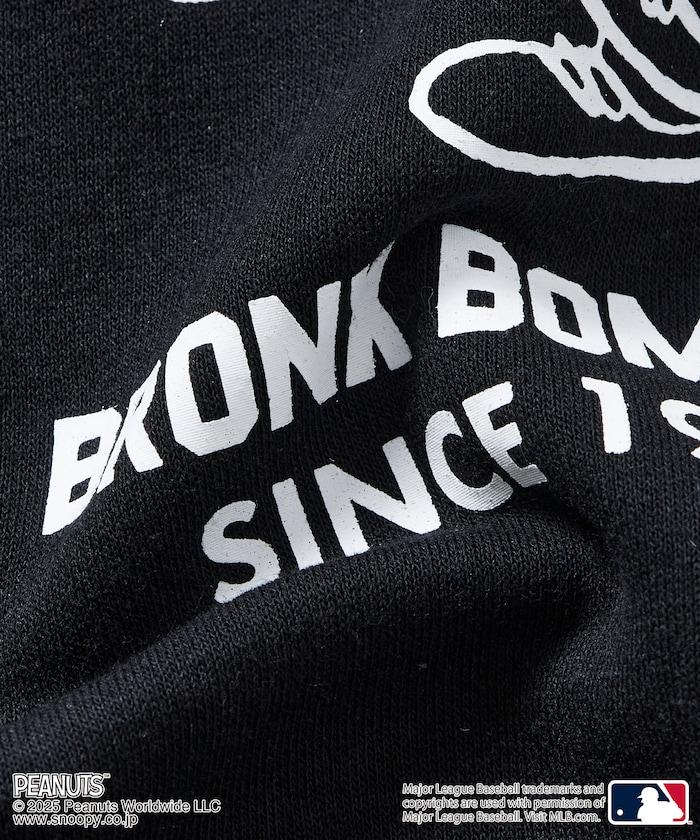 MLB×《PEANUTS》特別款寬鬆版型背部印花圓領衛衣/YANKEES