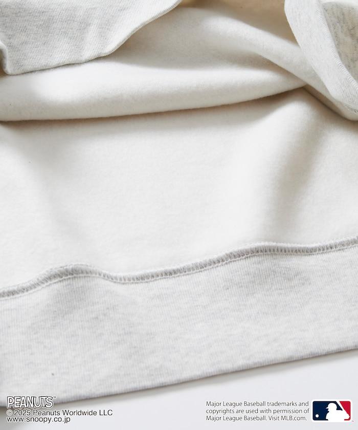 MLB×《PEANUTS》特別款寬鬆版型背部印花圓領衛衣/YANKEES