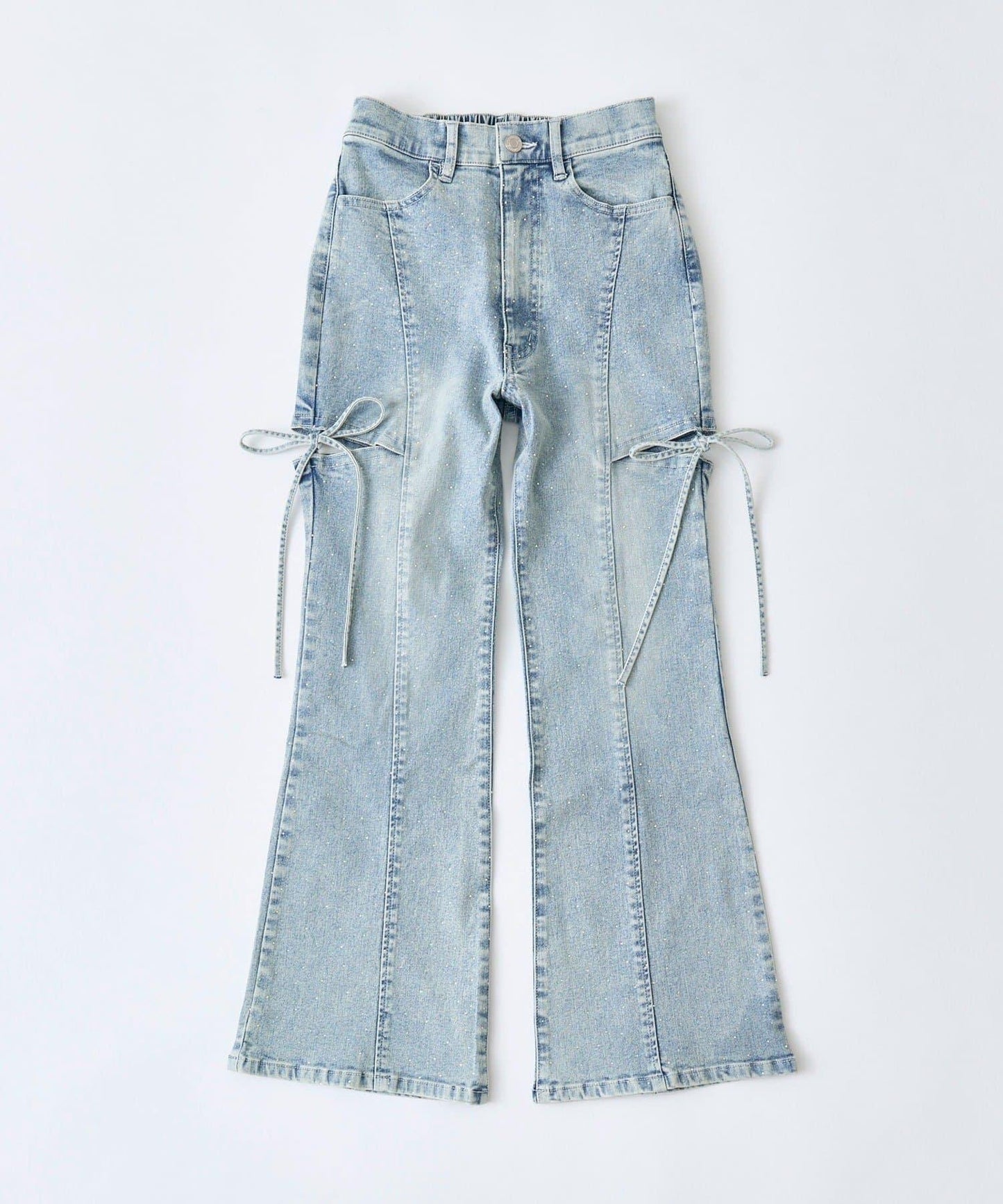 側開叉彈力牛仔褲Ver2