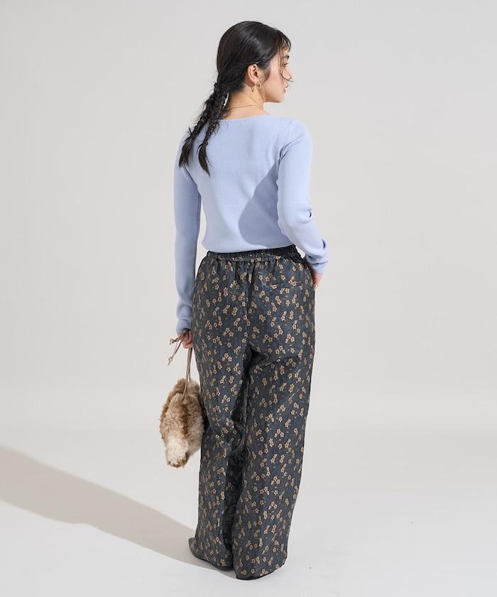 可機洗含絲船領羅紋針織衫