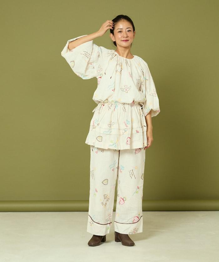 圖案刺繡連衣裙