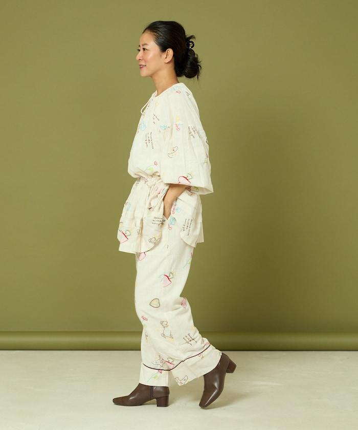 圖案刺繡連衣裙
