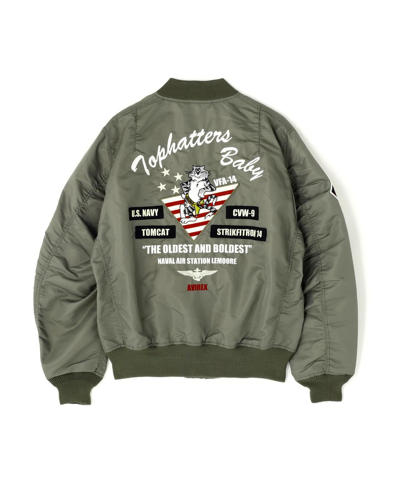 《&DEPOT限定》LIGHT MA-1 TOPHATTERS