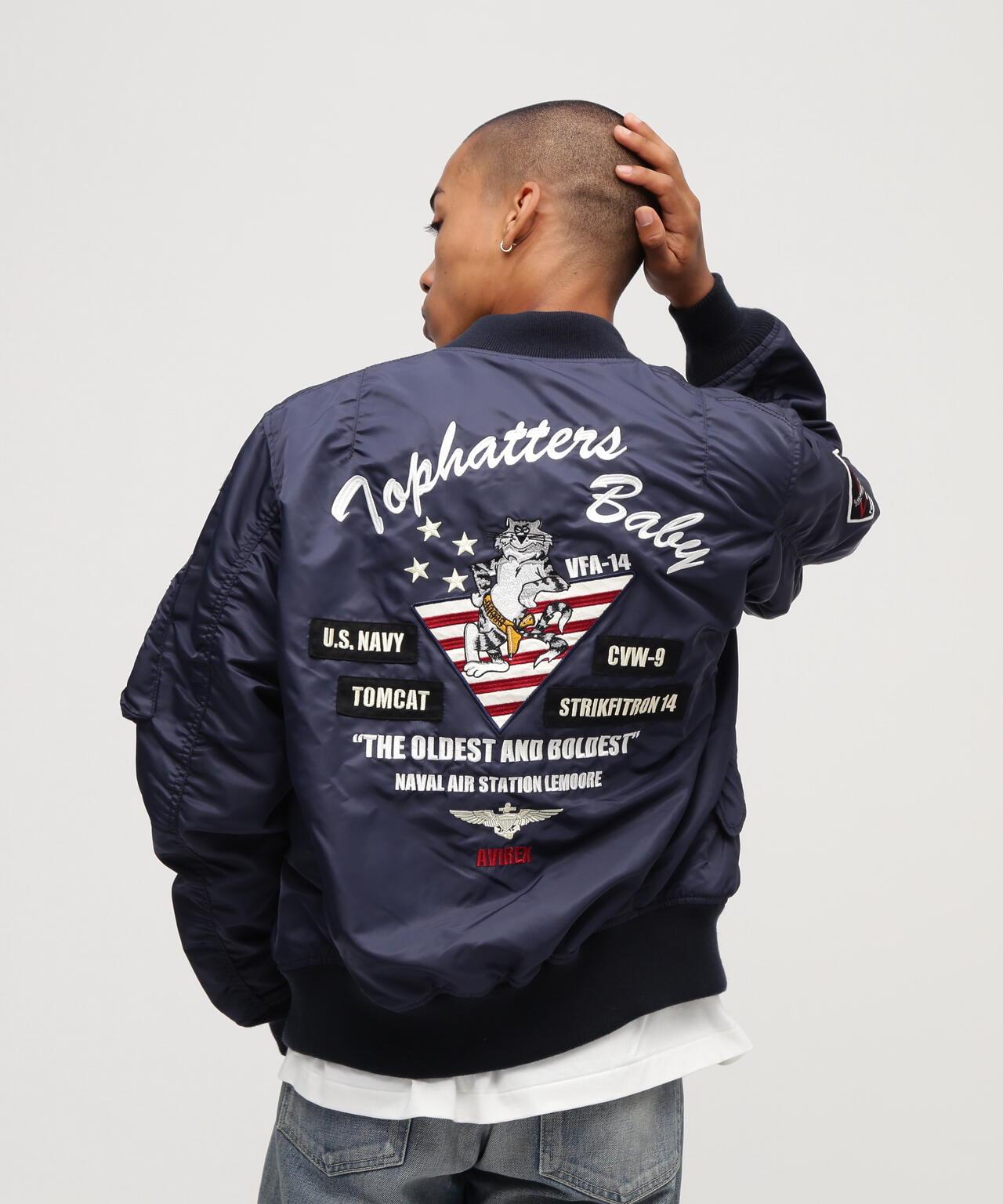 《&DEPOT限定》LIGHT MA-1 TOPHATTERS