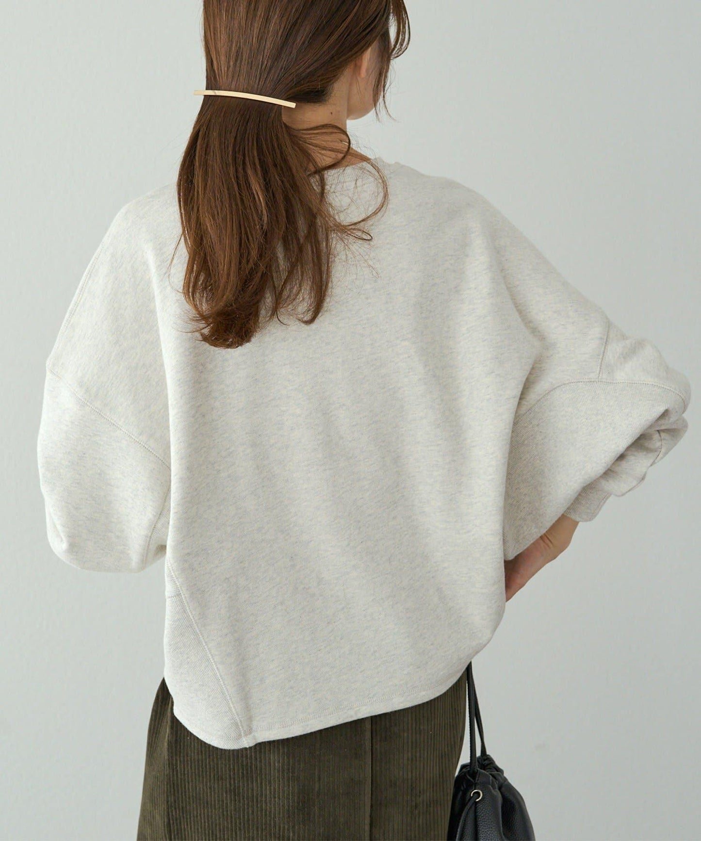 側條紋衛衣套頭衫