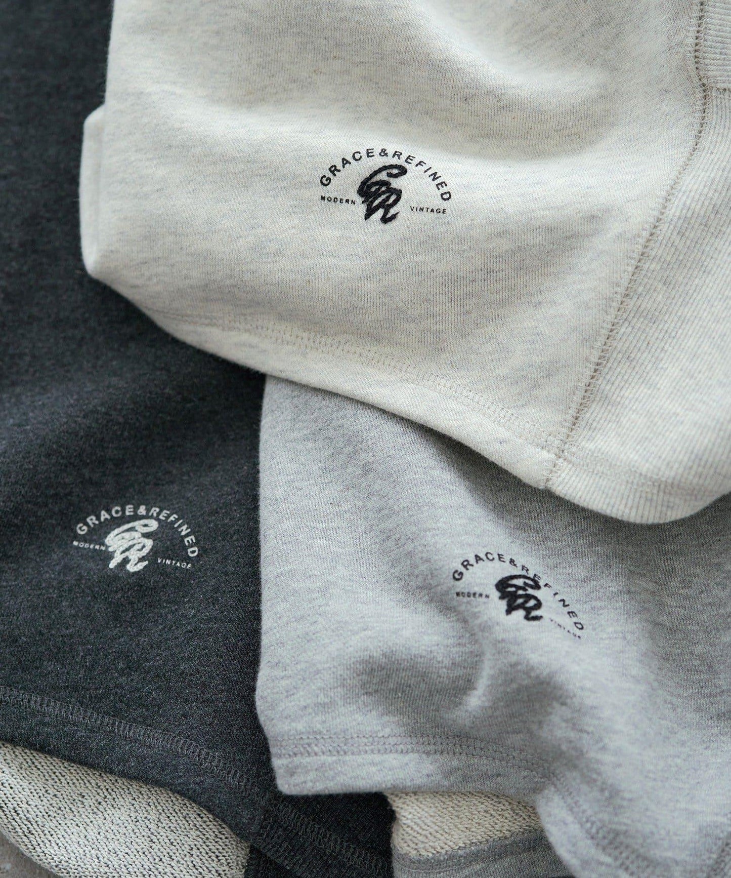 側條紋衛衣套頭衫