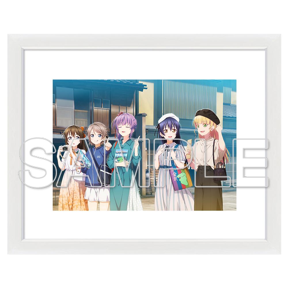 LoveLive!系列_外出主題A5角色精美畫框 海未&曜&栞子&堇&梢