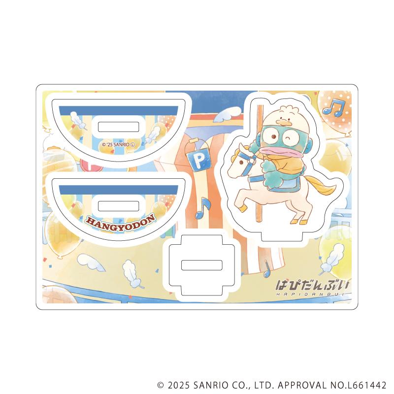 はぴだんぶい_搖擺亞克力立牌36/漢堡魚(GraffArt插畫)