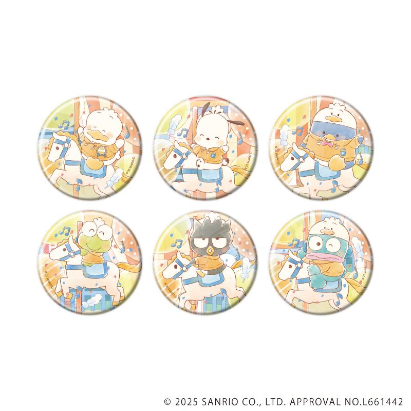 はぴだんぶい(57mm)鐳射徽章06/全套(共6款)(Graph Art插畫)【全套/6個裝】