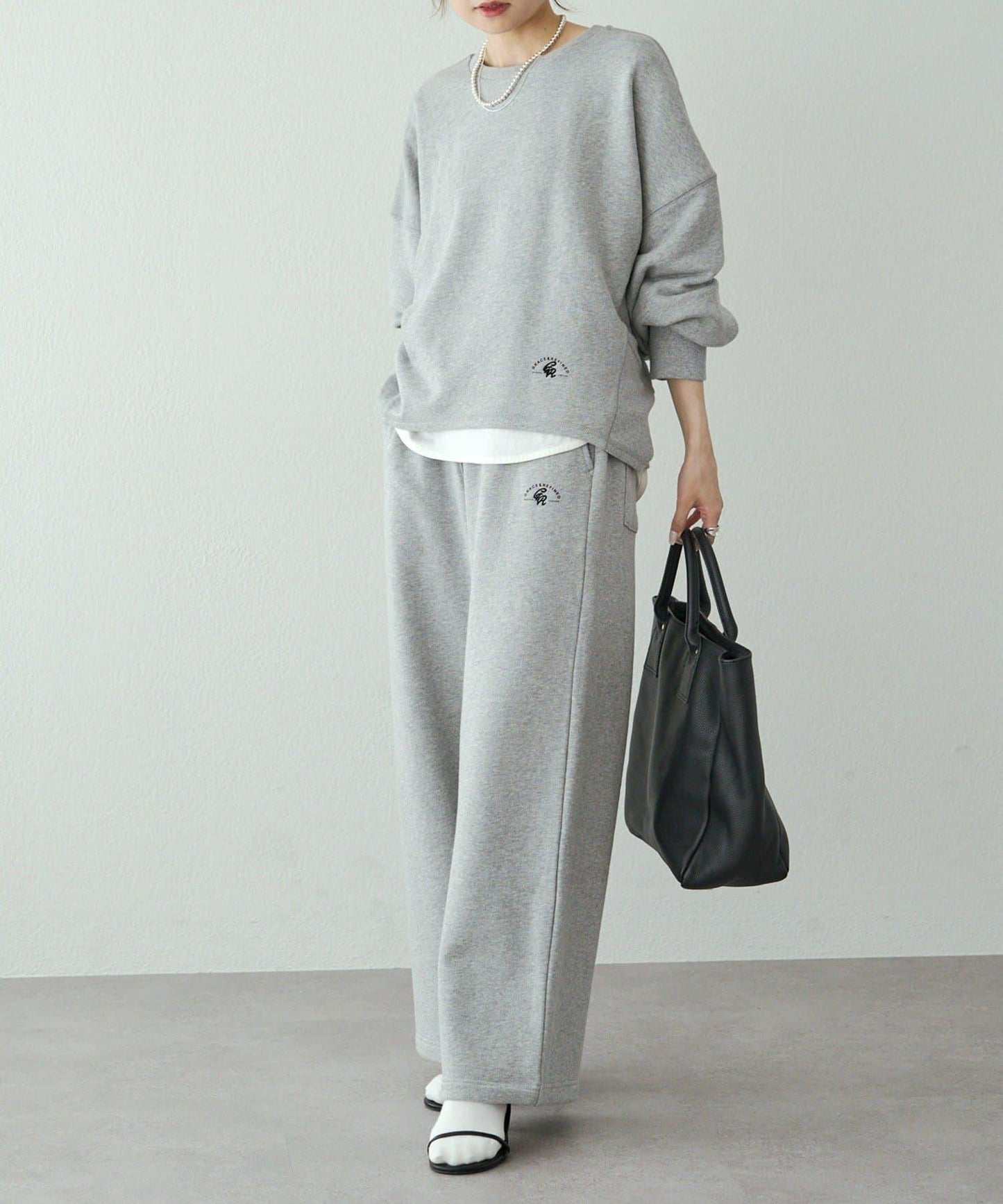 側條紋衛衣套頭衫