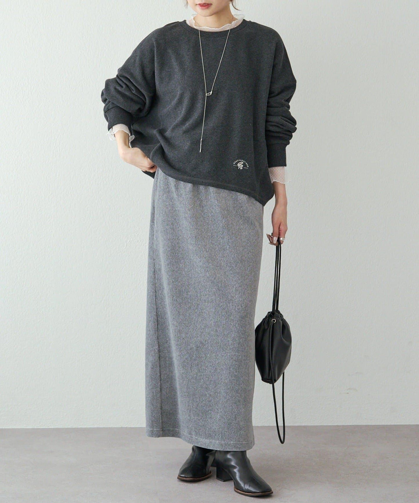 側條紋衛衣套頭衫