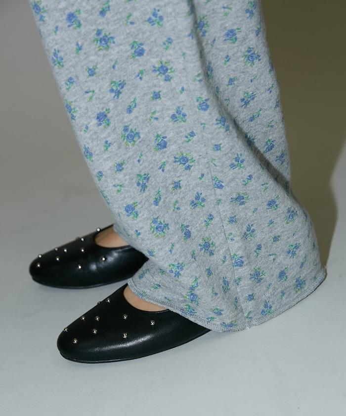 紗布內層毛圈裁剪休閒褲