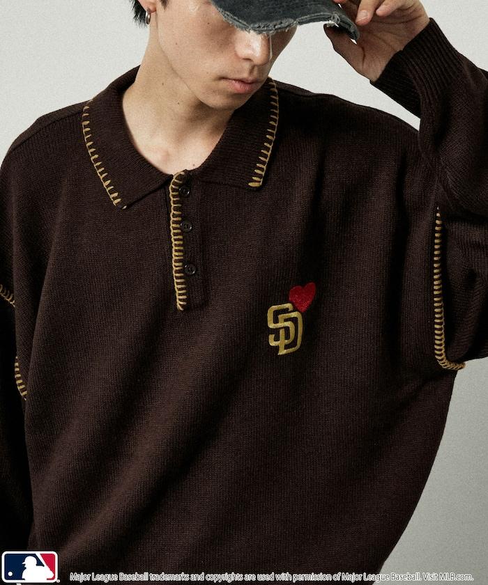 特別款拼接針織POLO衫