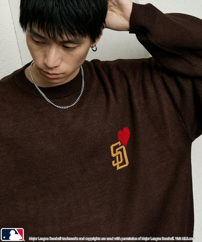 心形標誌針織衫