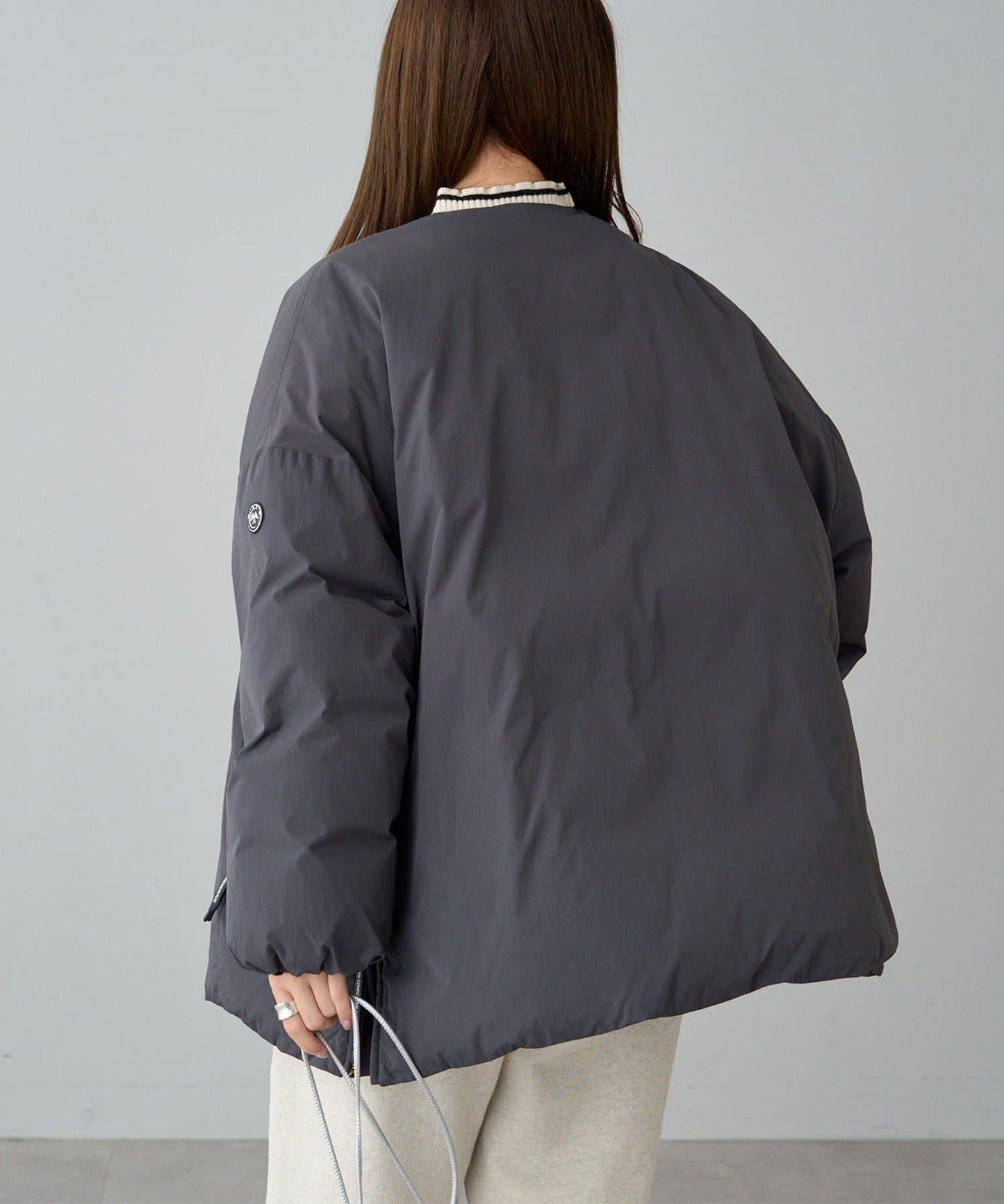 【リバイバル/WEB限定】フレンチダックダウンサイドジップジャケット