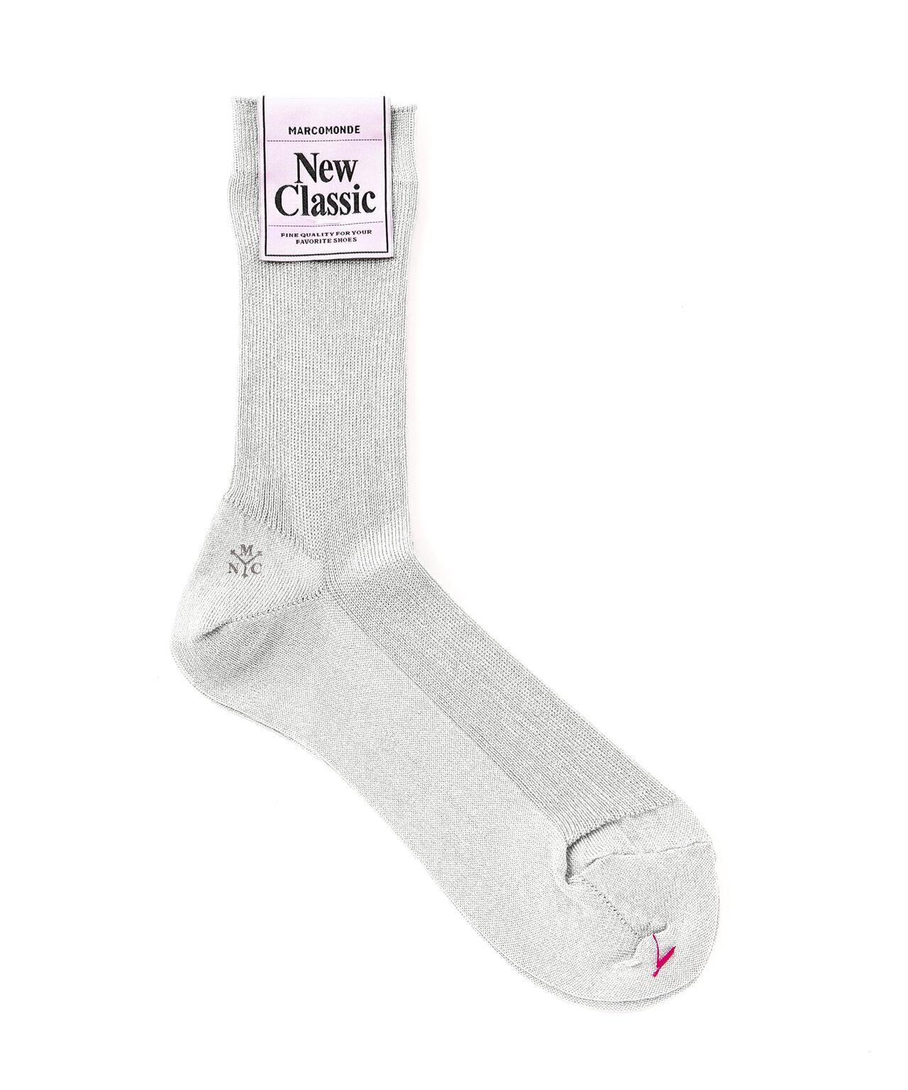 MARCOMONDE(マルコモンド)glitter ribbed socks 20
