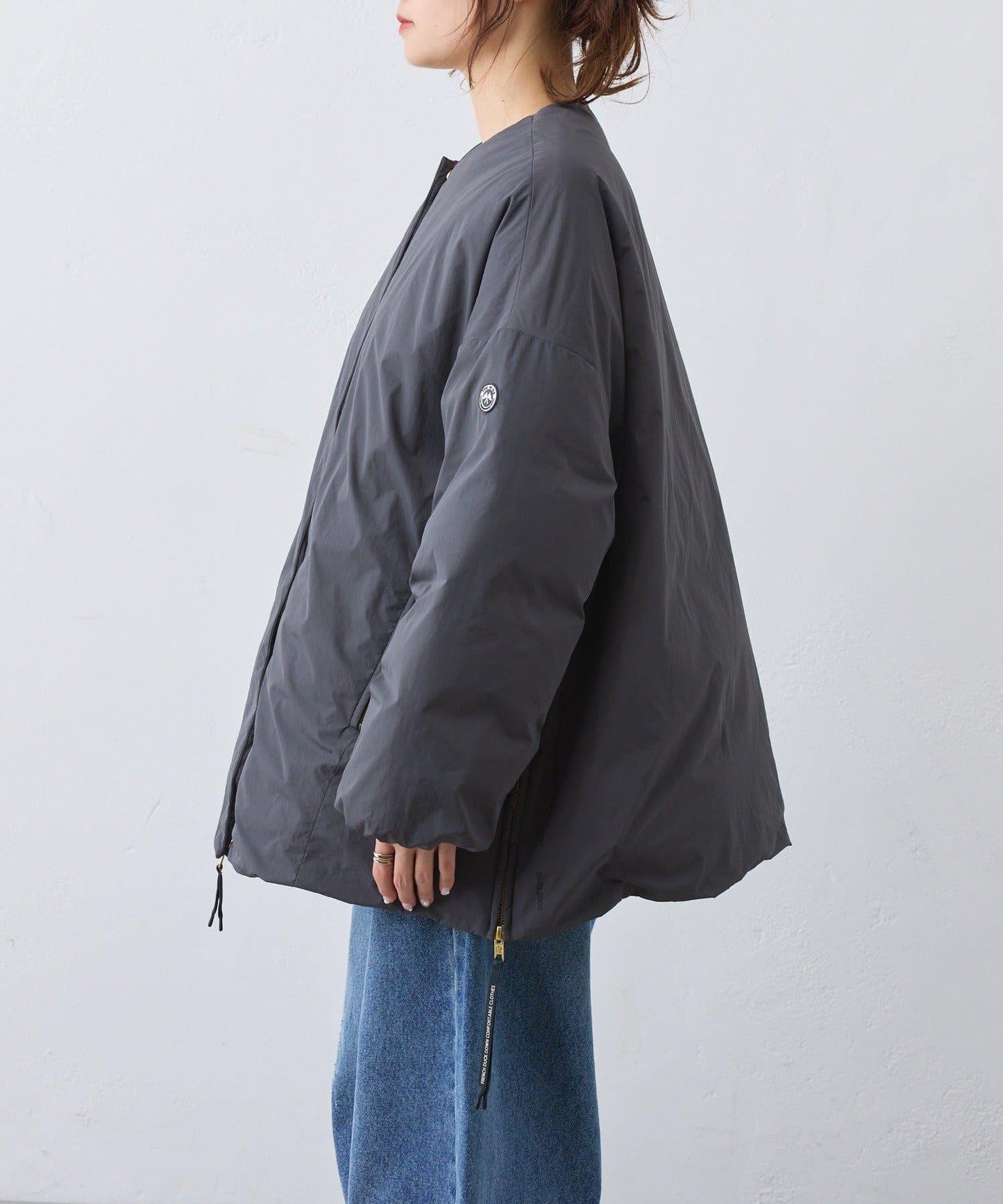 【リバイバル/WEB限定】フレンチダックダウンサイドジップジャケット