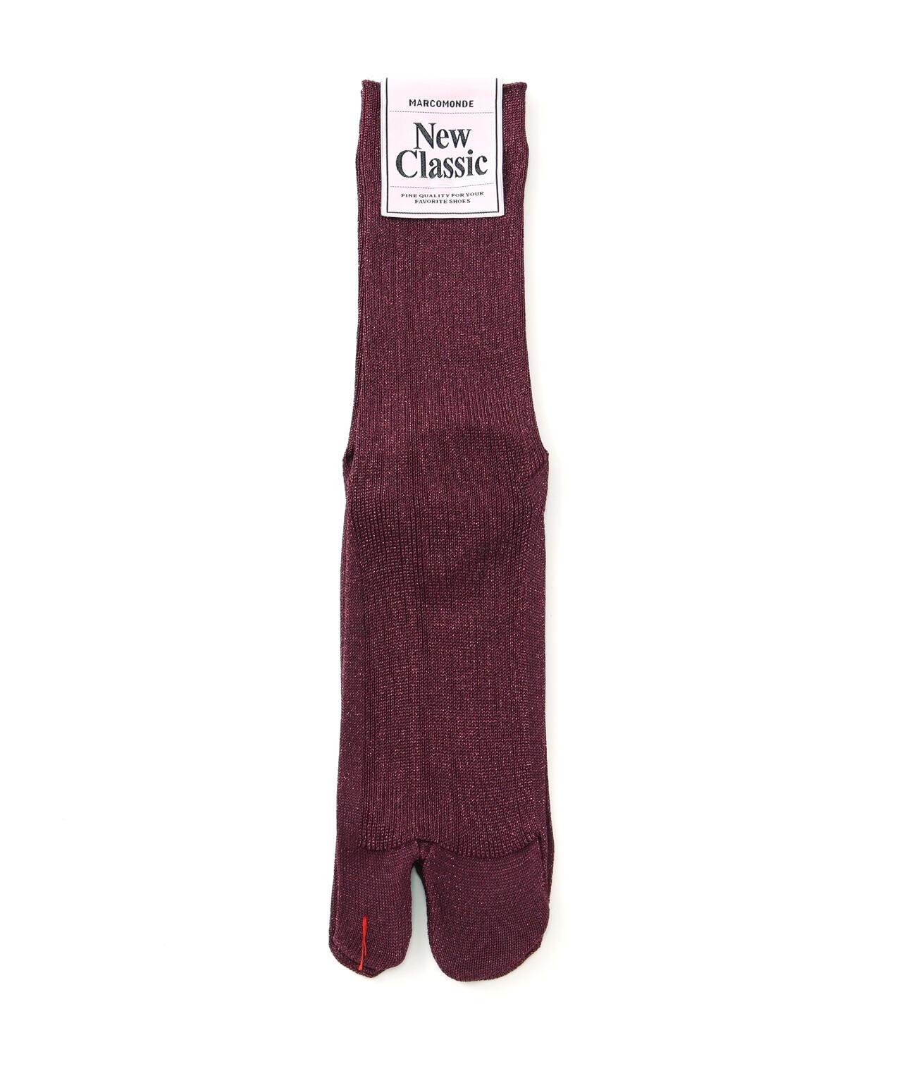 MARCOMONDE(マルコモンド)glitter tabi socks 20/タビソックス