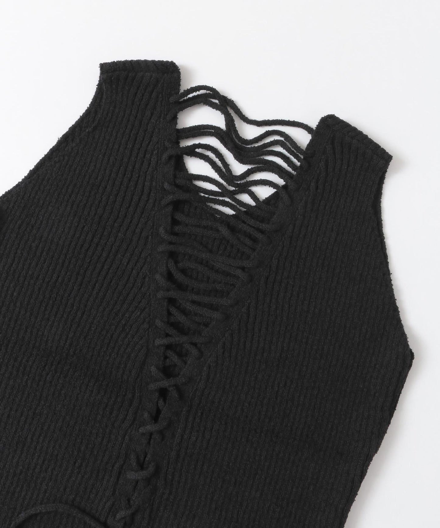 後背繫帶針織套頭衫∴