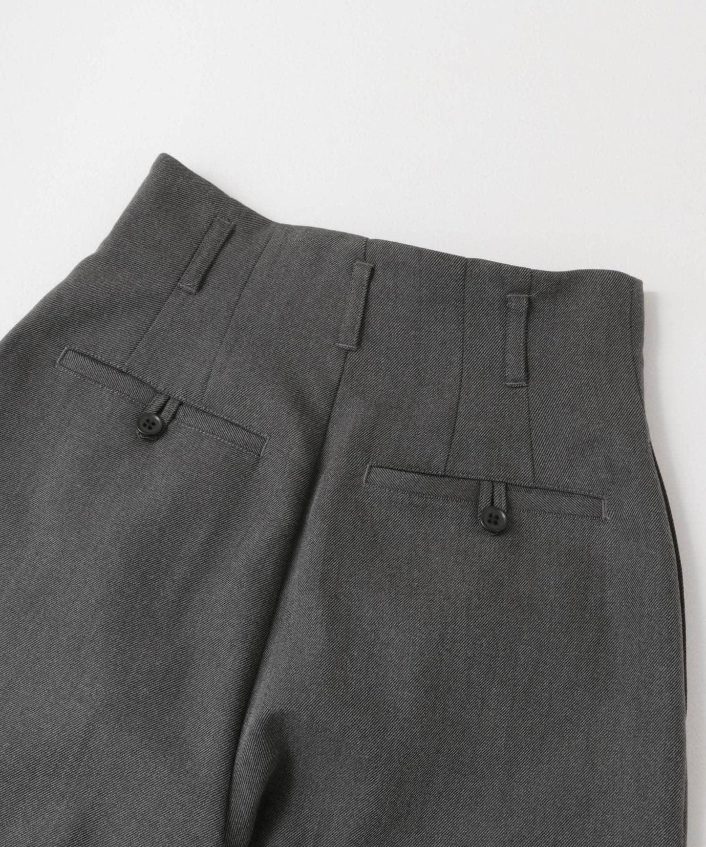 中線高腰寬腿褲